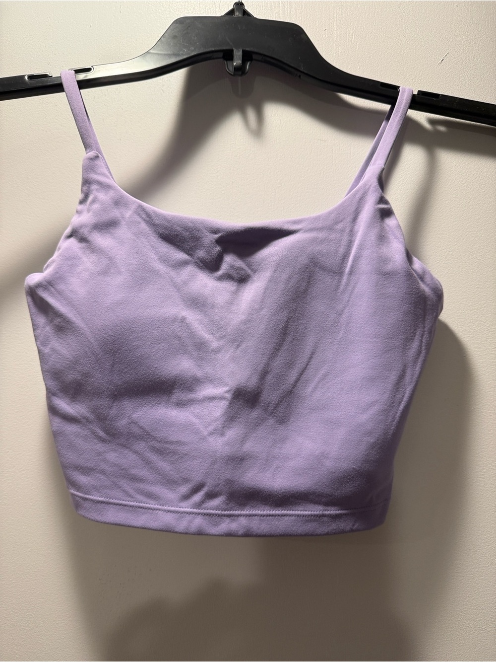 HALARA Girls Lavender Cropped Spaghetti Strap Tank